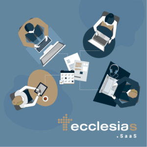 Illustration ecclesias SaaS Produktbild